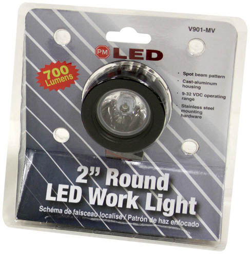2 inch Round Mini Work Light; round; Viz Pack - Image 2