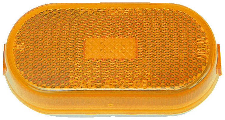 Combination 2-Bulb Light w/ Reflex; amber; bulk pack