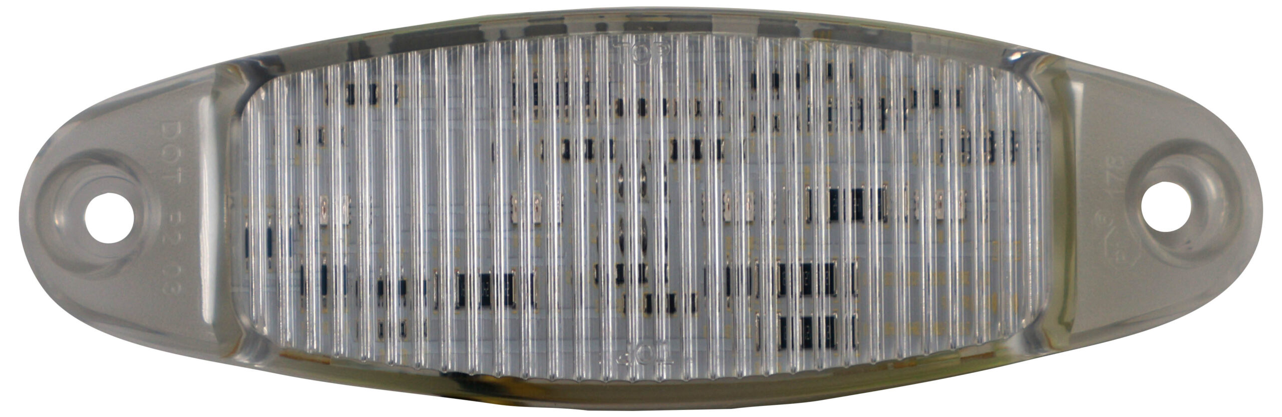 Clearance/Side Marker Light; amber clear lens; bulk pack