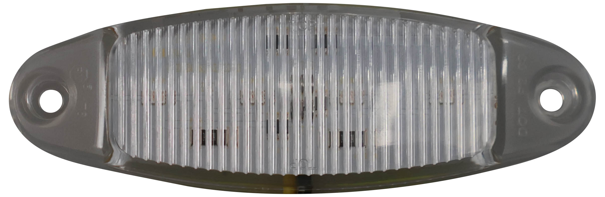 Clearance/Side Marker Light; amber clear lens; bulk pack