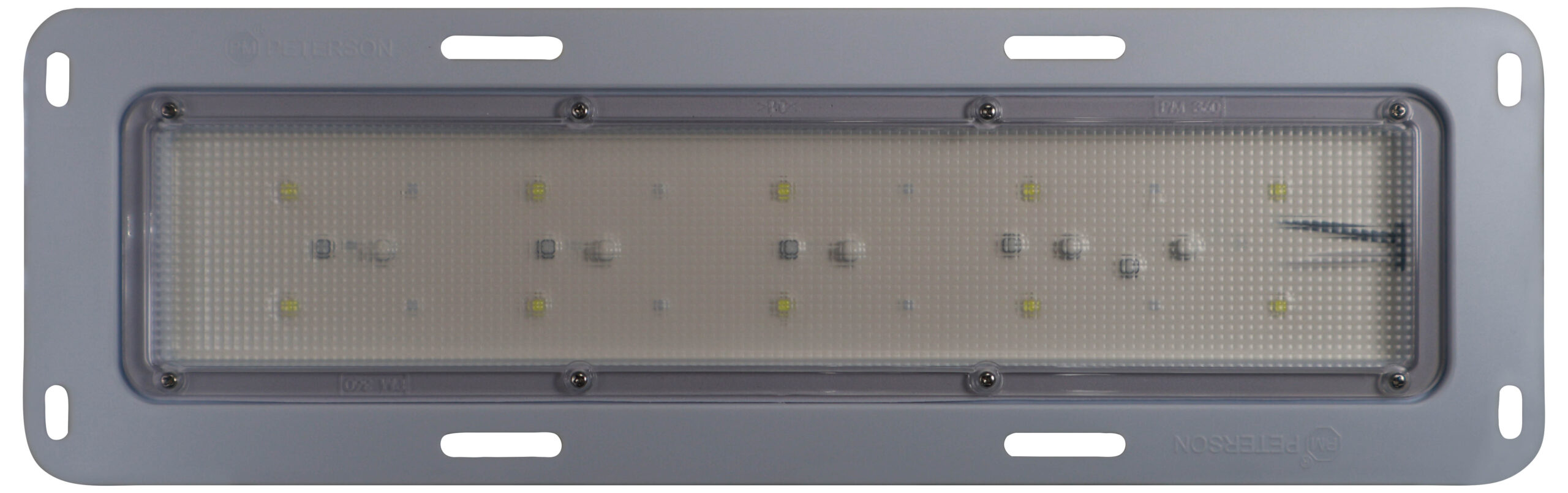 Rectangular Dome Light; white, stripped leads; bulk pack