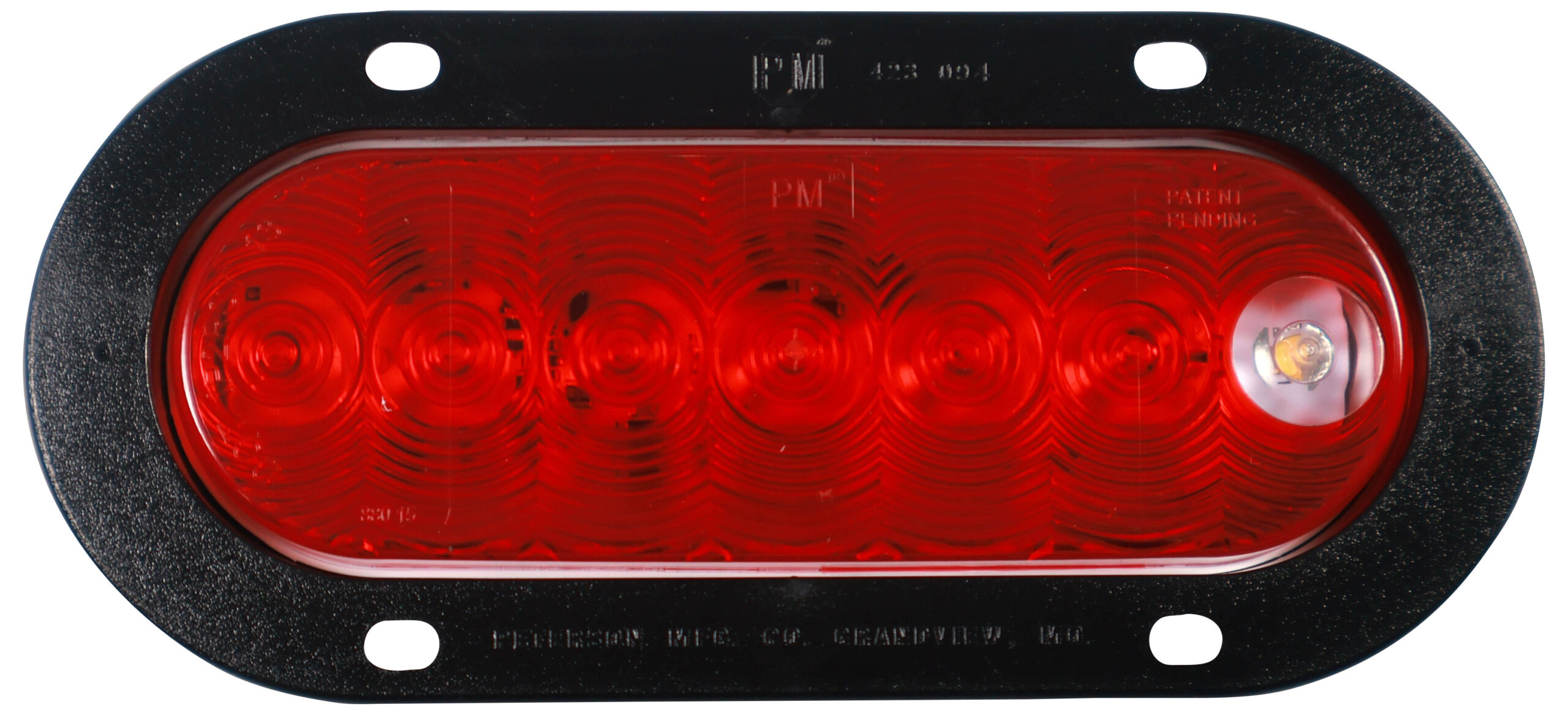 LumenX ® LED Oval Combination Stop/Turn/Tail Light & Back-Up light; flange mount PL3; bulk pack