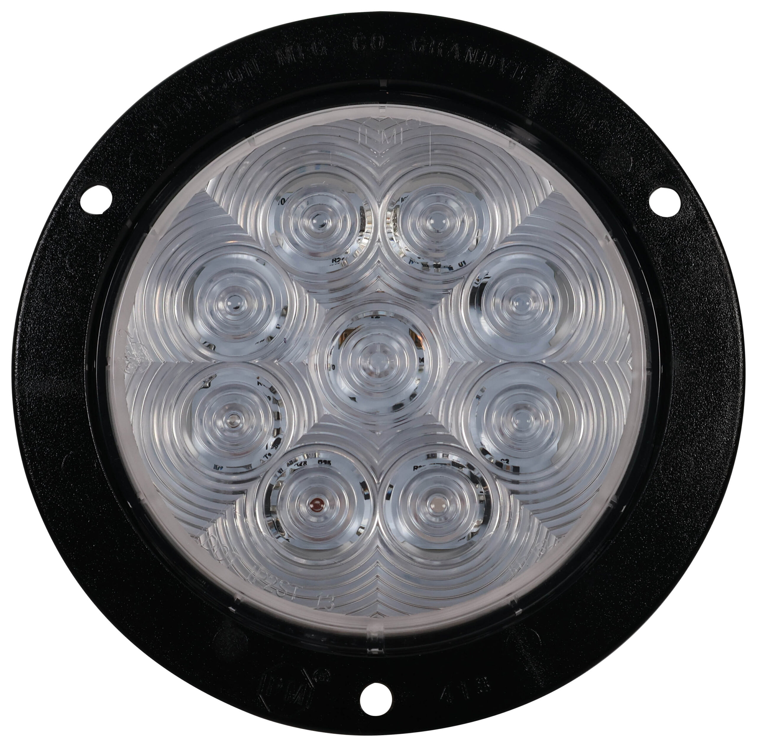 Lumen X ® 4 inch Round Stop / Turn / Tail Light; flange clear lens; poly bag