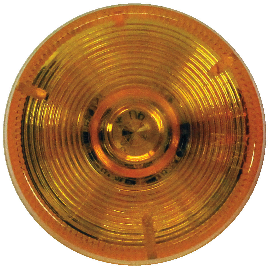 LED Marker/ Clearance, PC-Rated, Round, 2 inch, Multi-volt, amber, bulk pack