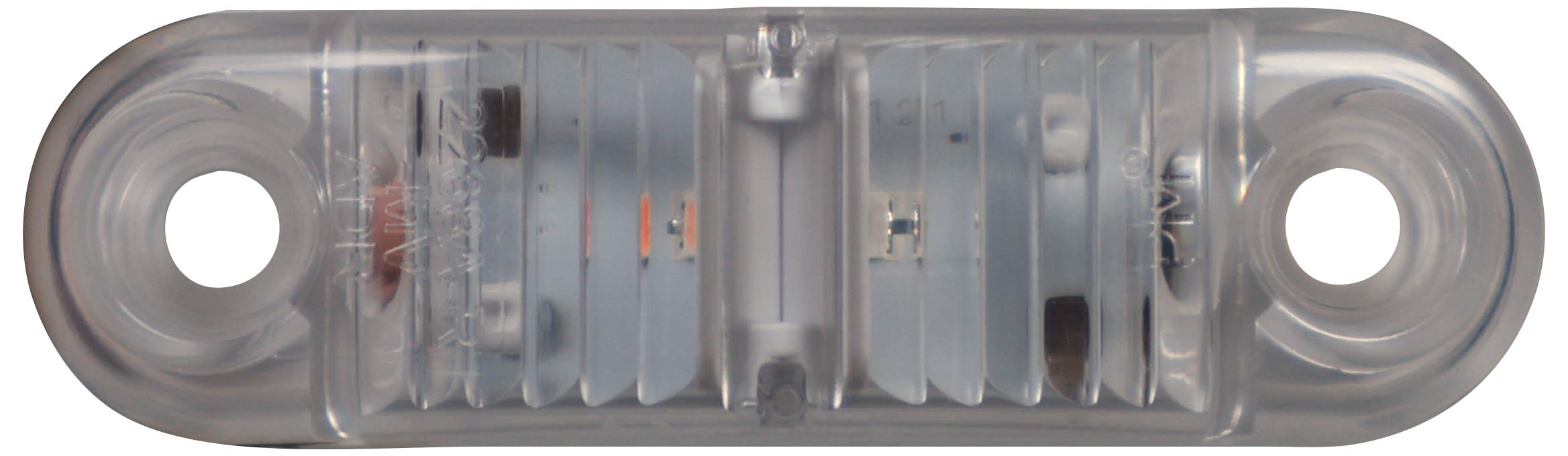 LED ADR Compliant Combination Side Clearance/Marker Light; 200 mm/8 inch, .180 bullets.; poly bag