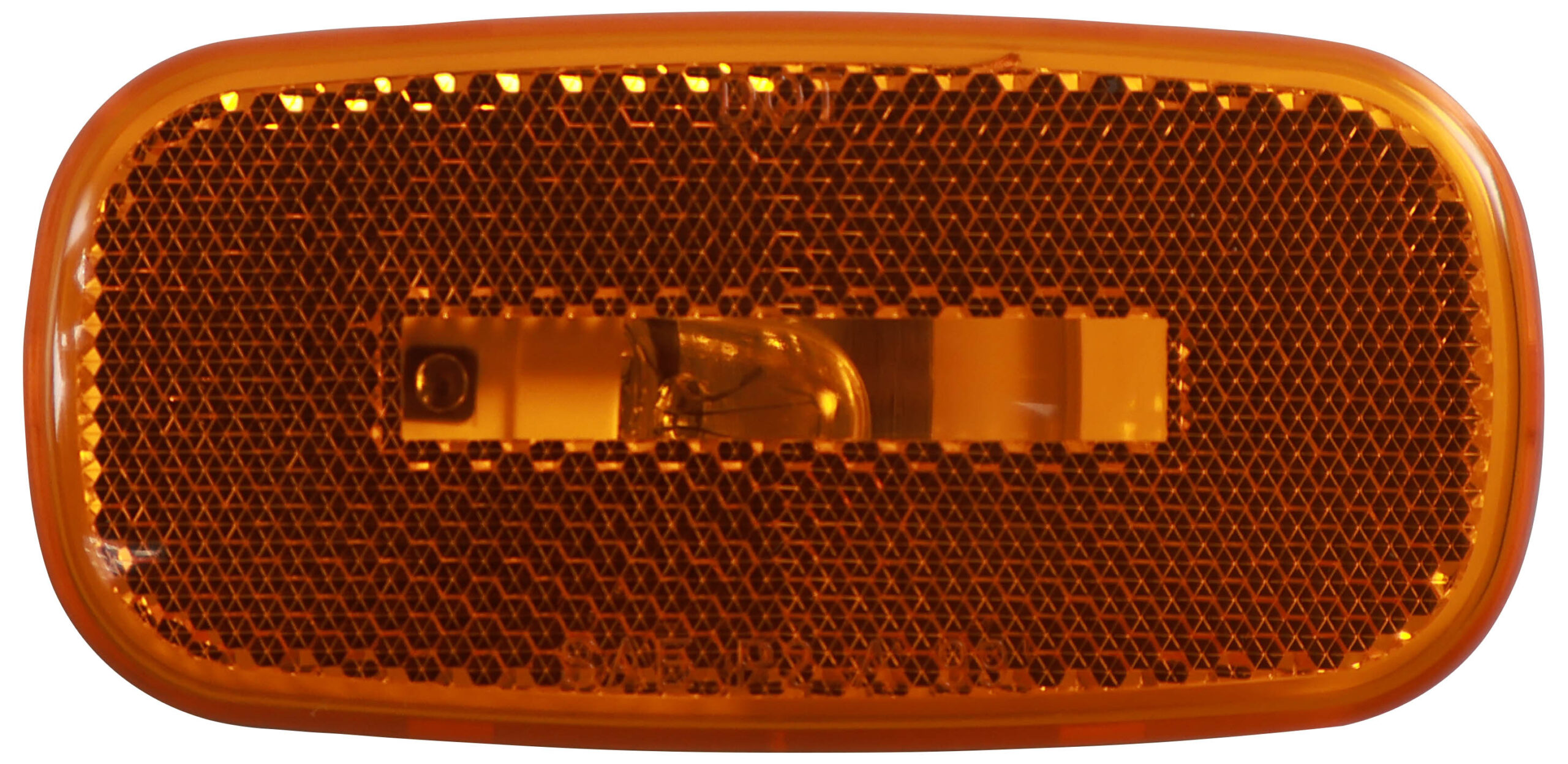 Combination 1-Bulb Light w/ Reflex; amber; bulk pack
