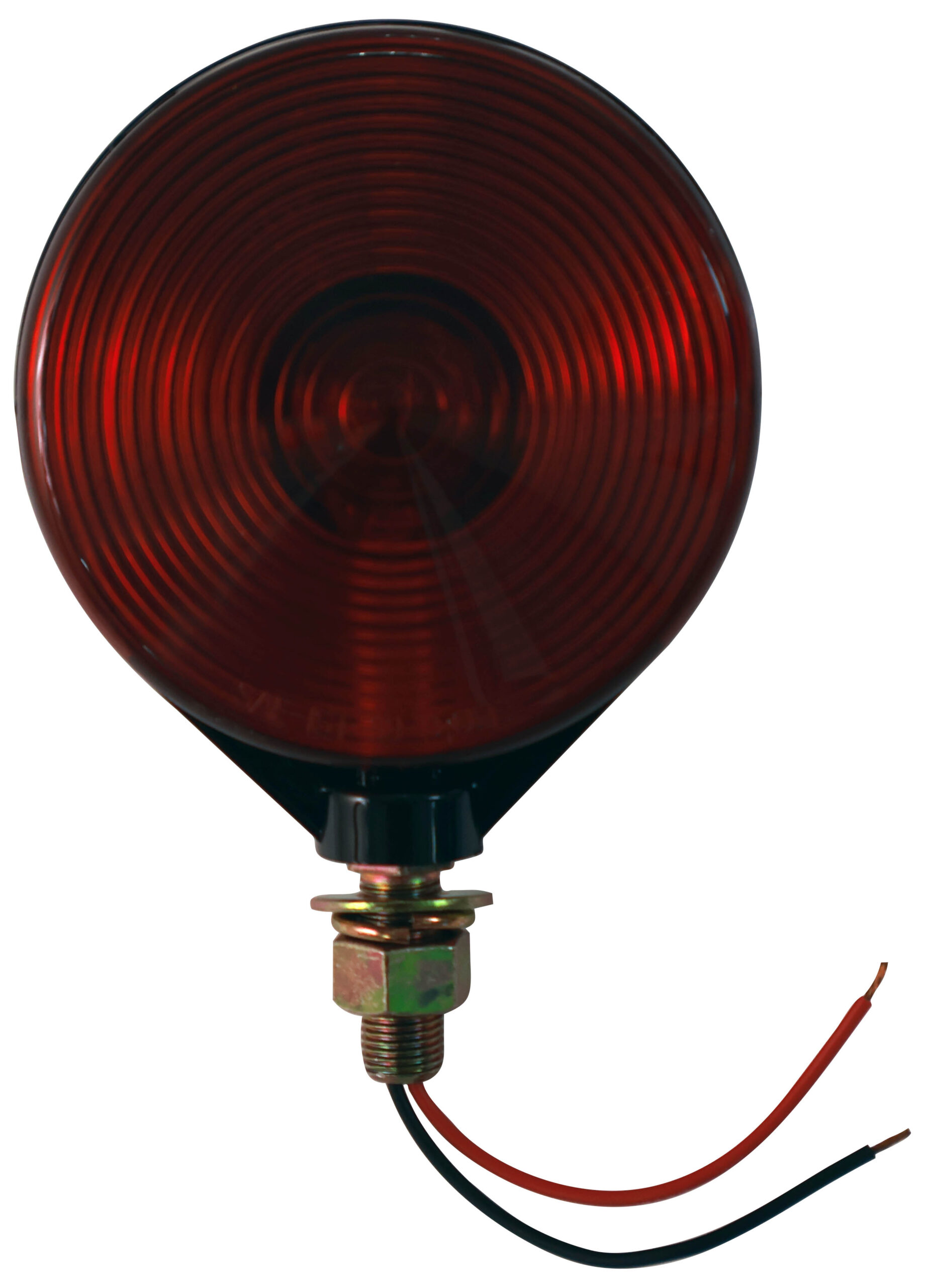 Single-Face Pedestal Stop / Turn / Tail Light; red, dual function; bulk pack