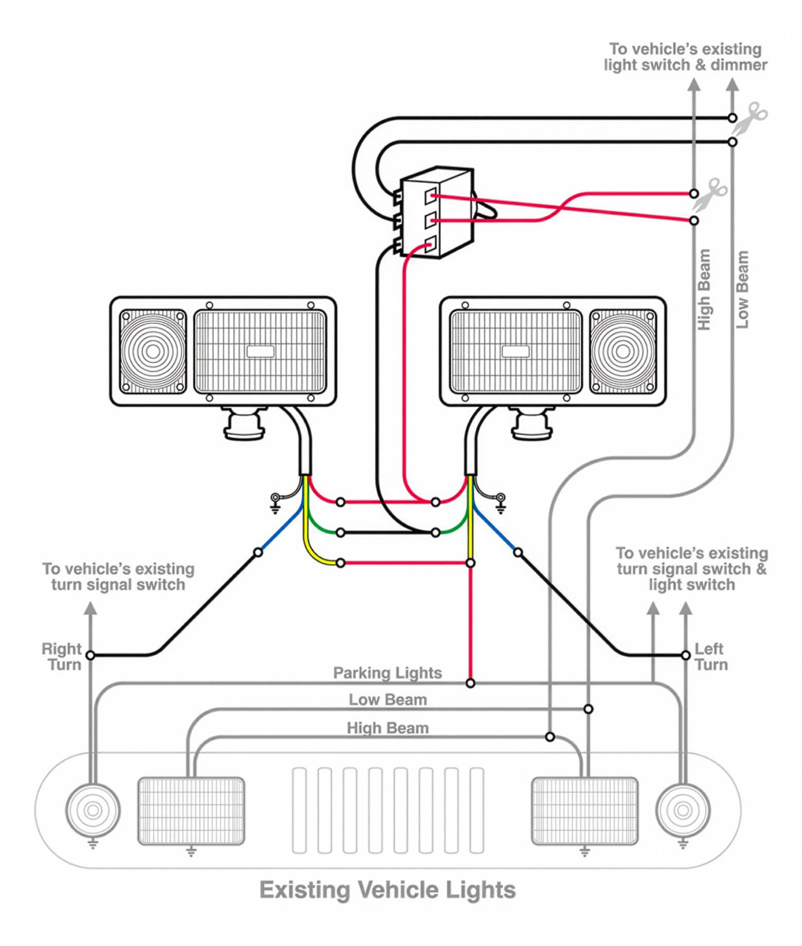Snow Plow Light Kit; snow plow light kit; display box - Image 3