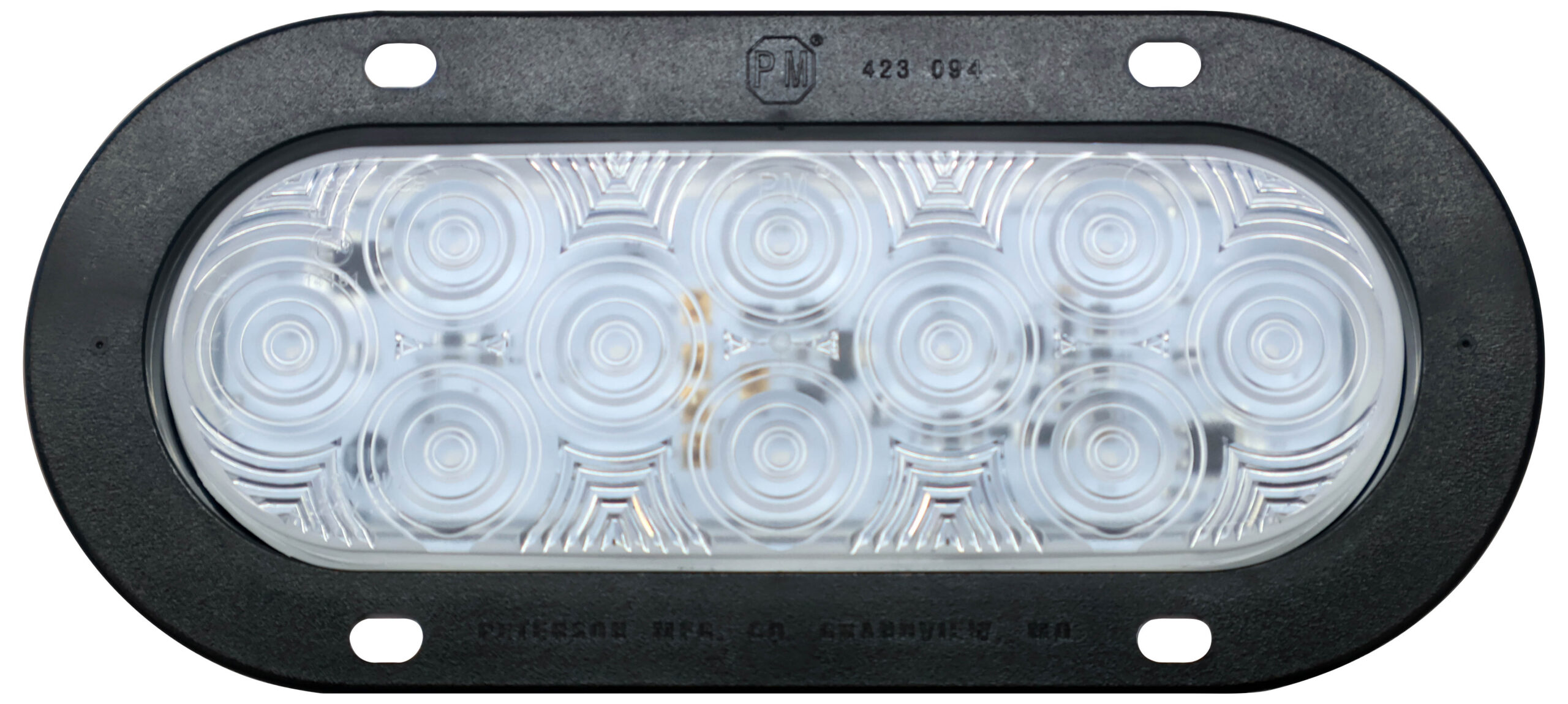 Lumen X ® AMP Oval Stop / Turn / Tail Light; flange kit; poly bag