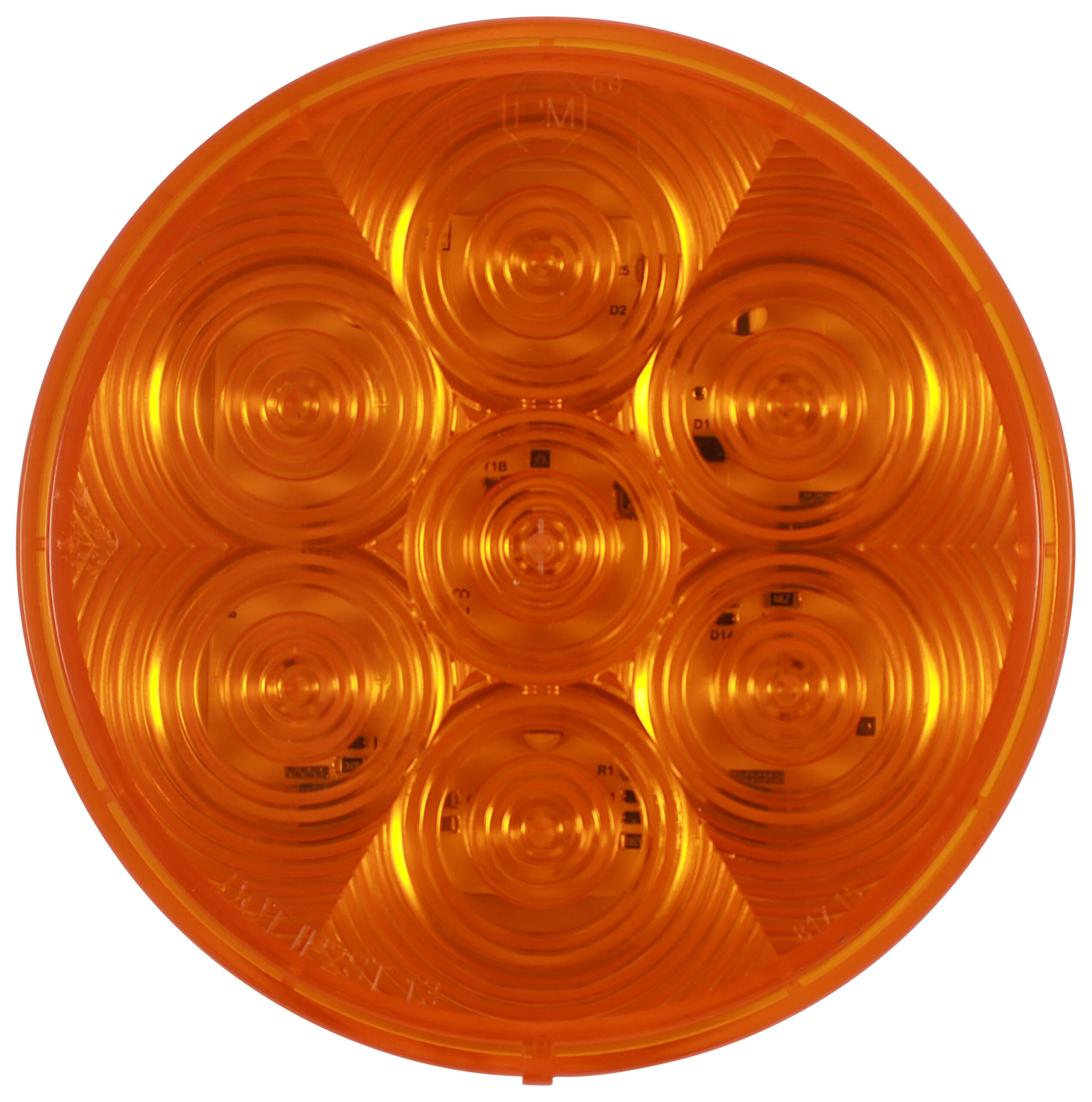 Lumen X ® PL3 4 inch Round Front & Rear Turn Signal; grommet kit; Viz Pack