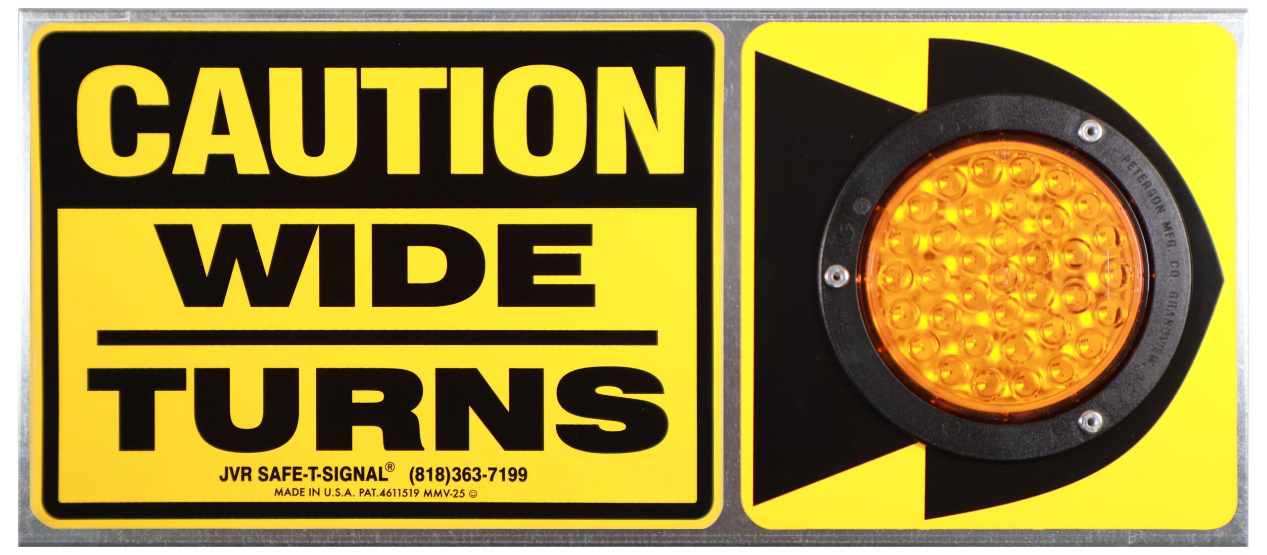 Lumen X® AMP Auxiliary Mid-Trailer Wide Turn Light; 36-diode with plug; box