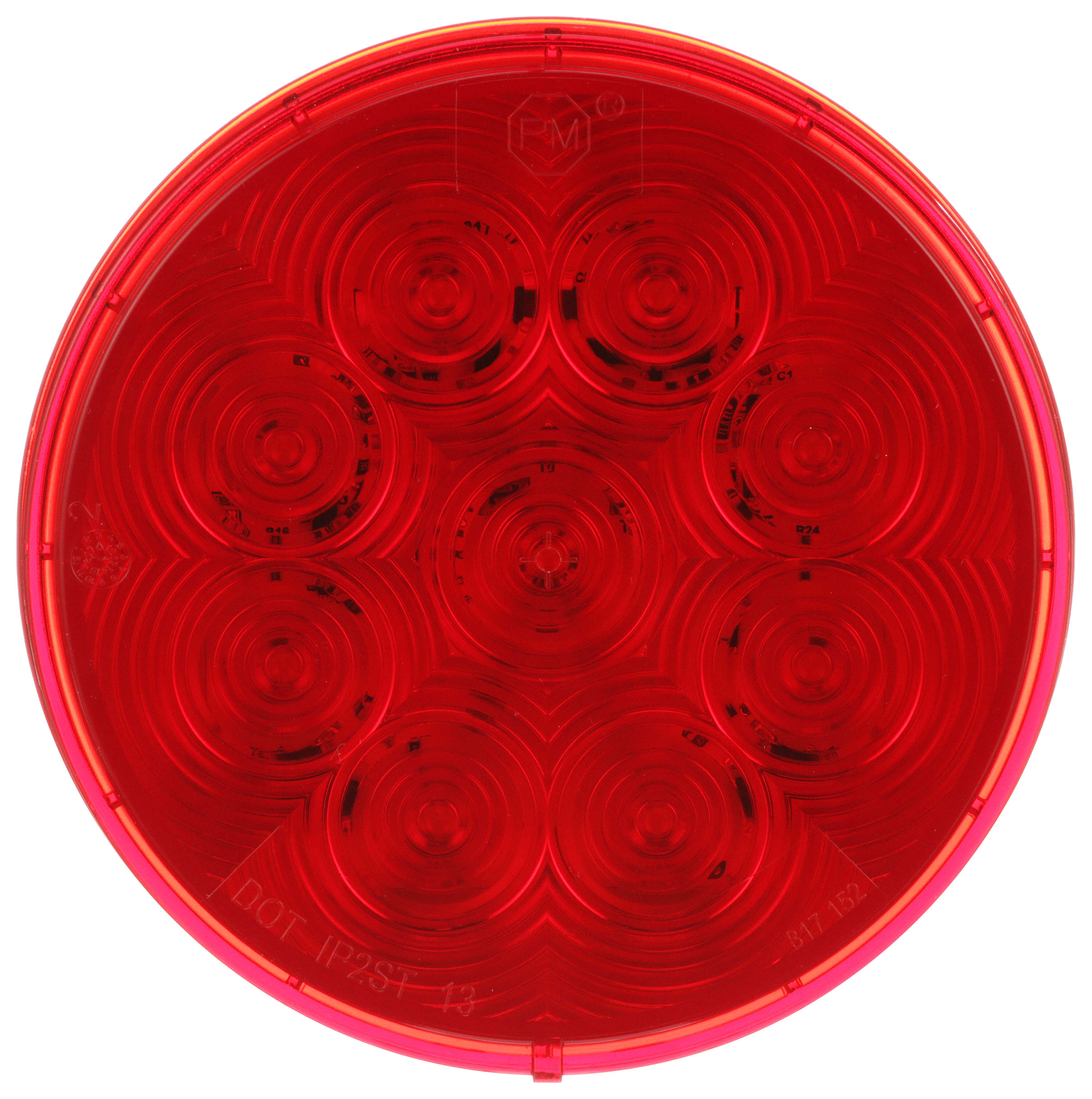 Lumen X® AMP 4 inch Round Stop / Turn / Tail Light; grommet; poly bag