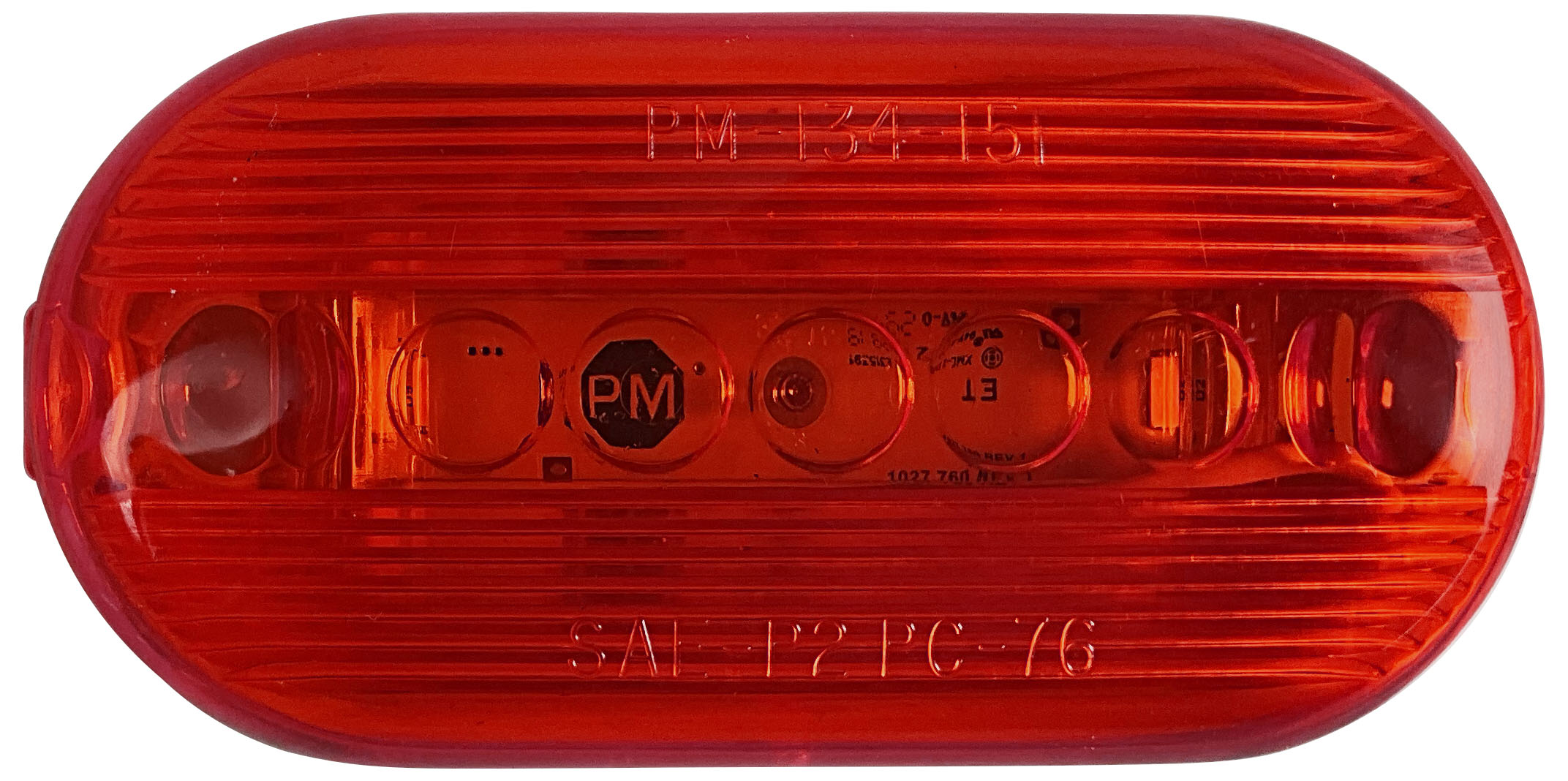 PC-Rated Clearance/Side Marker Light; red; poly bag