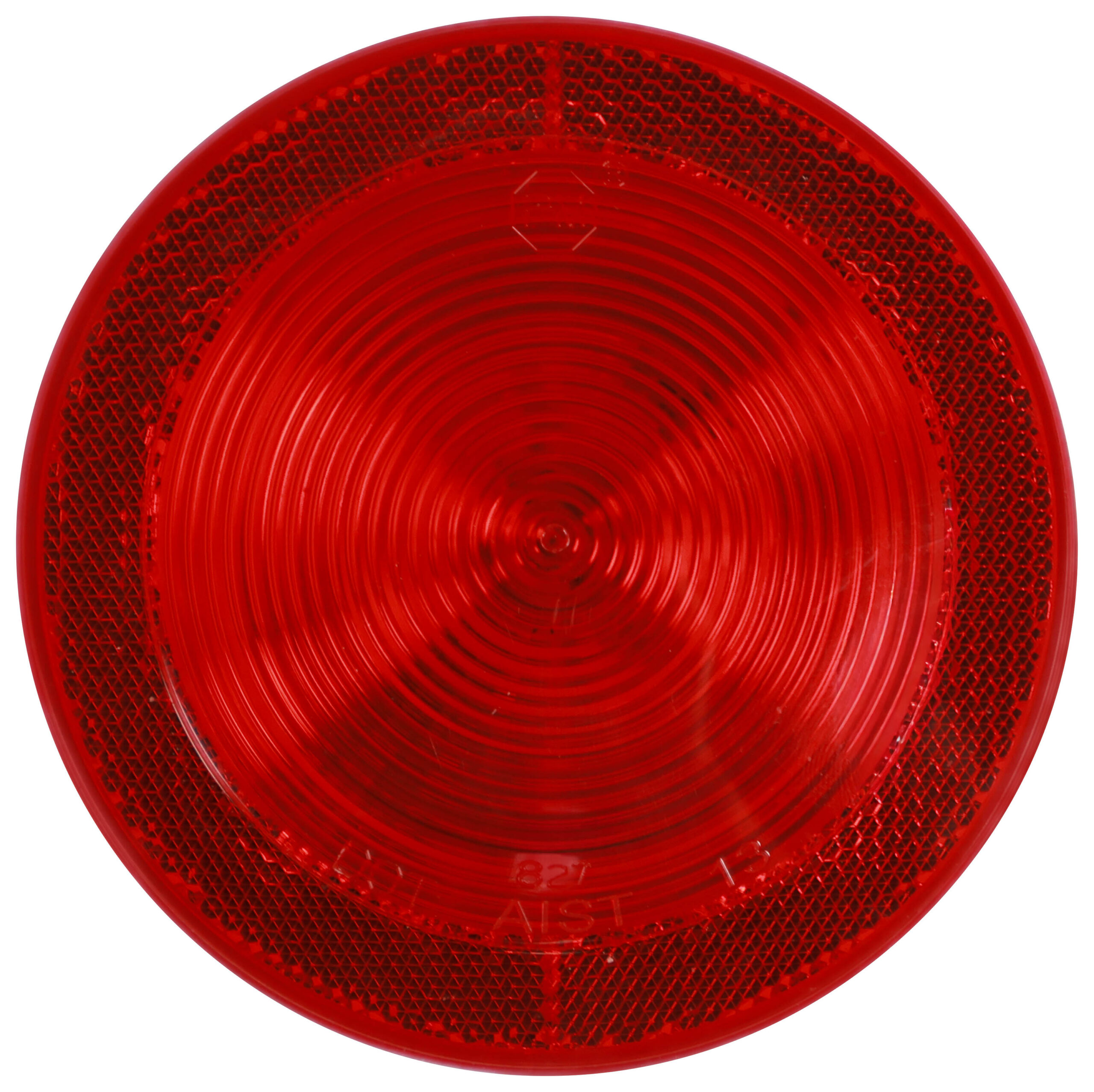 Single Diode PL3 4 inch Round Stop / Turn / Tail Light w/ Reflex; grommet; bulk pack