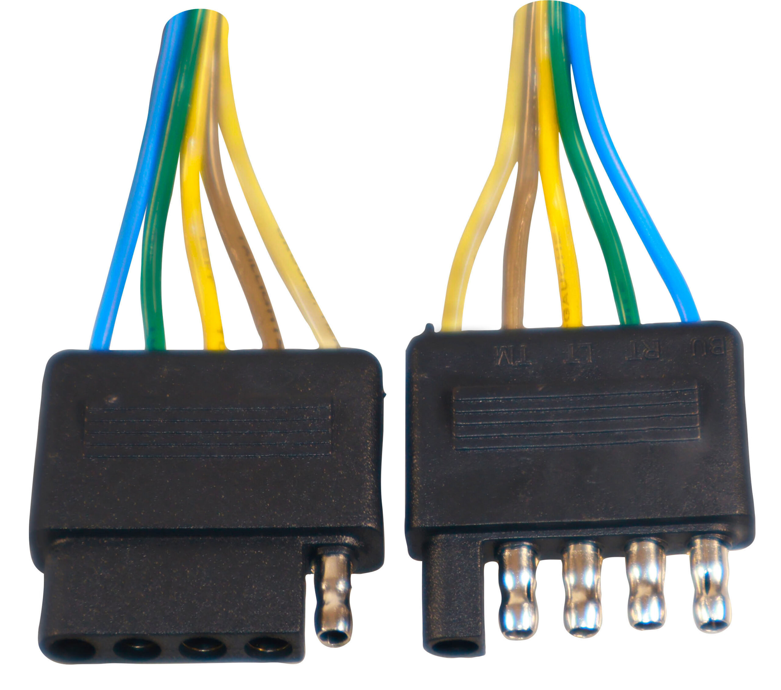 Trailer Connector; 5-way flat trailer connector; Viz Pack