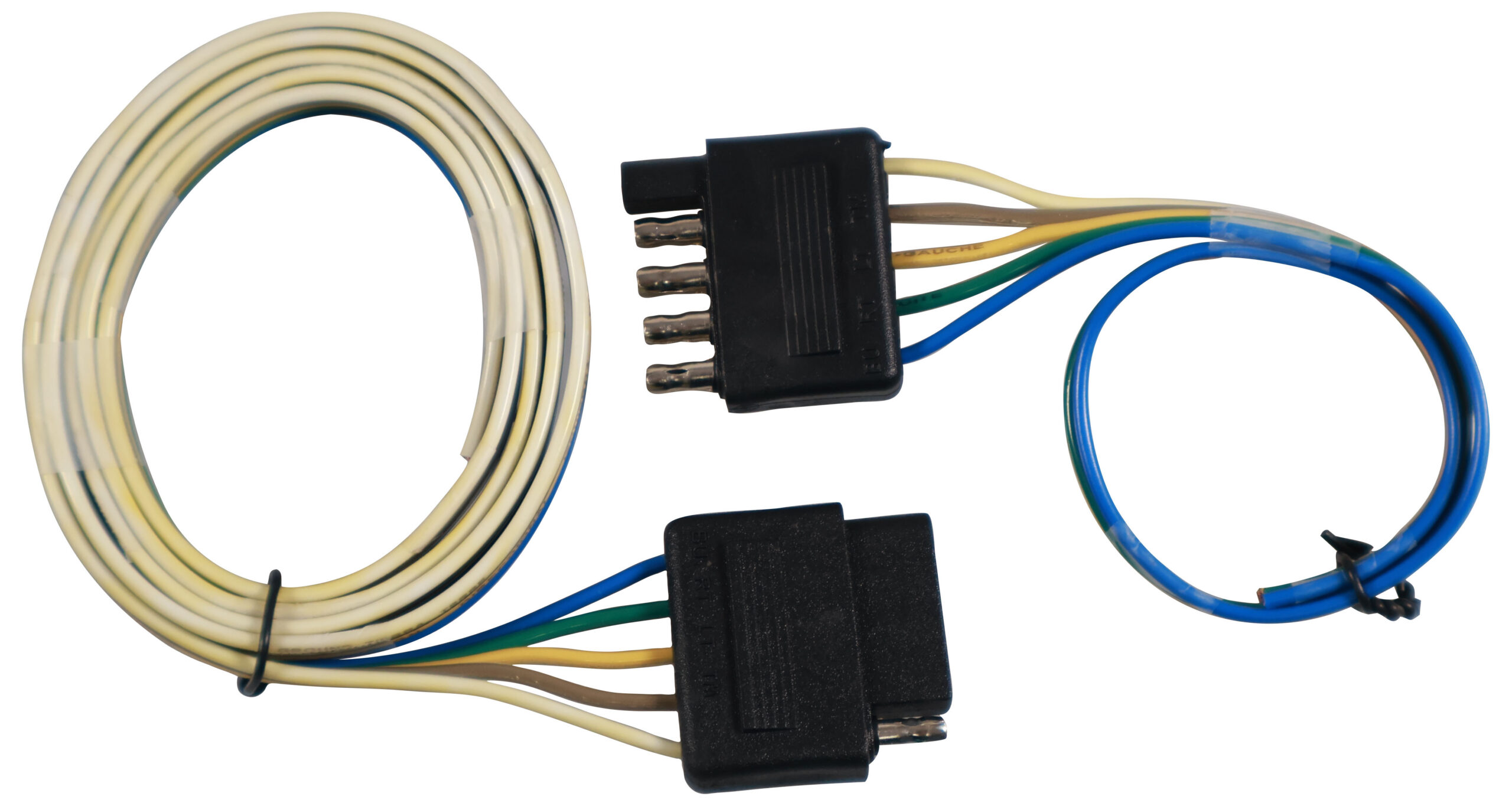 Trailer Connector; 5-way flat trailer connector; Viz Pack - Image 2