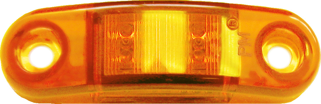 LED ECE-Compliant Side Marker/Outline Light; amber, 2 m leads; poly bag - Image 2