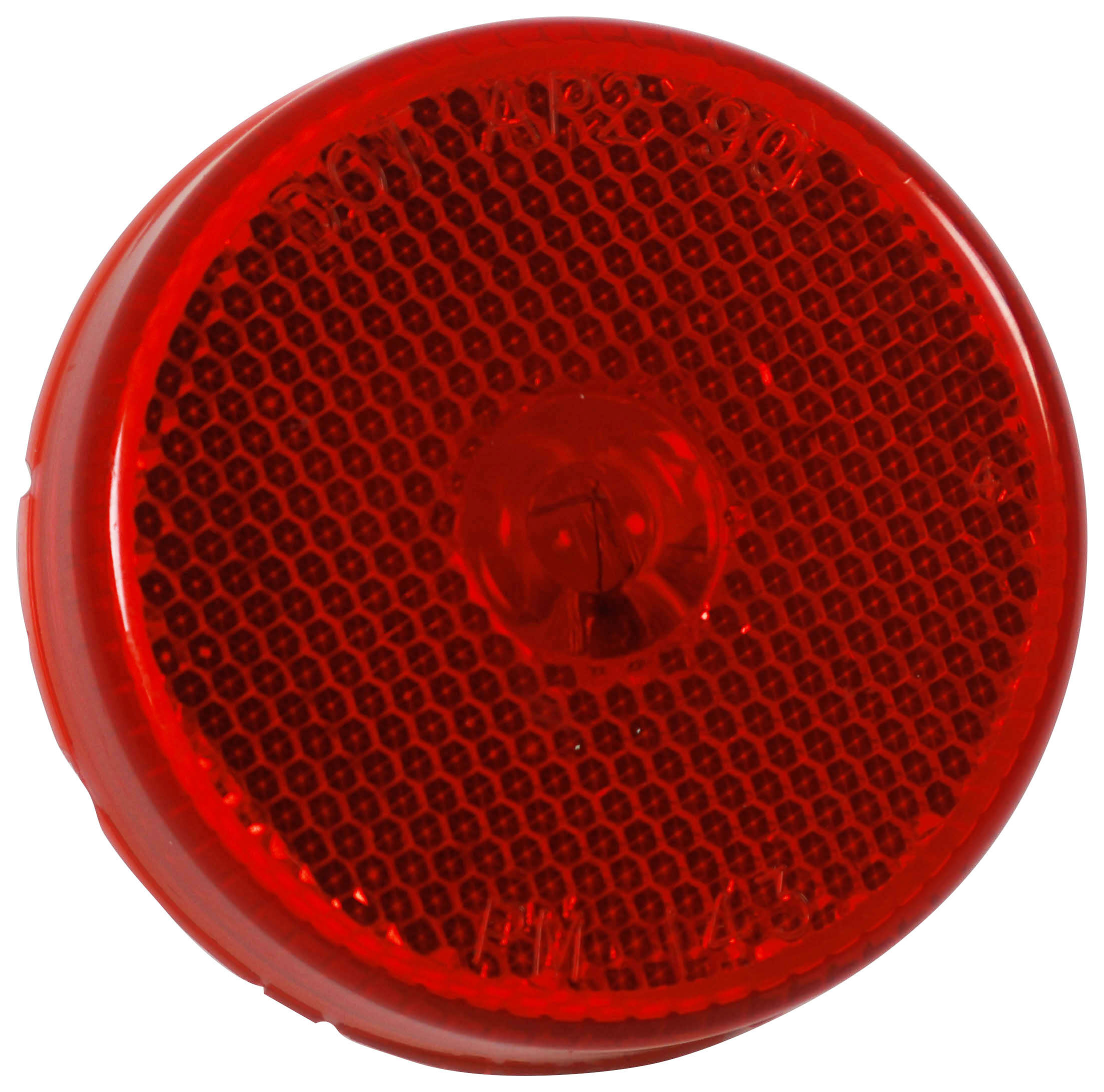 2.5 inch Round Clearance/Side Marker Light w/ Reflex; red; poly bag