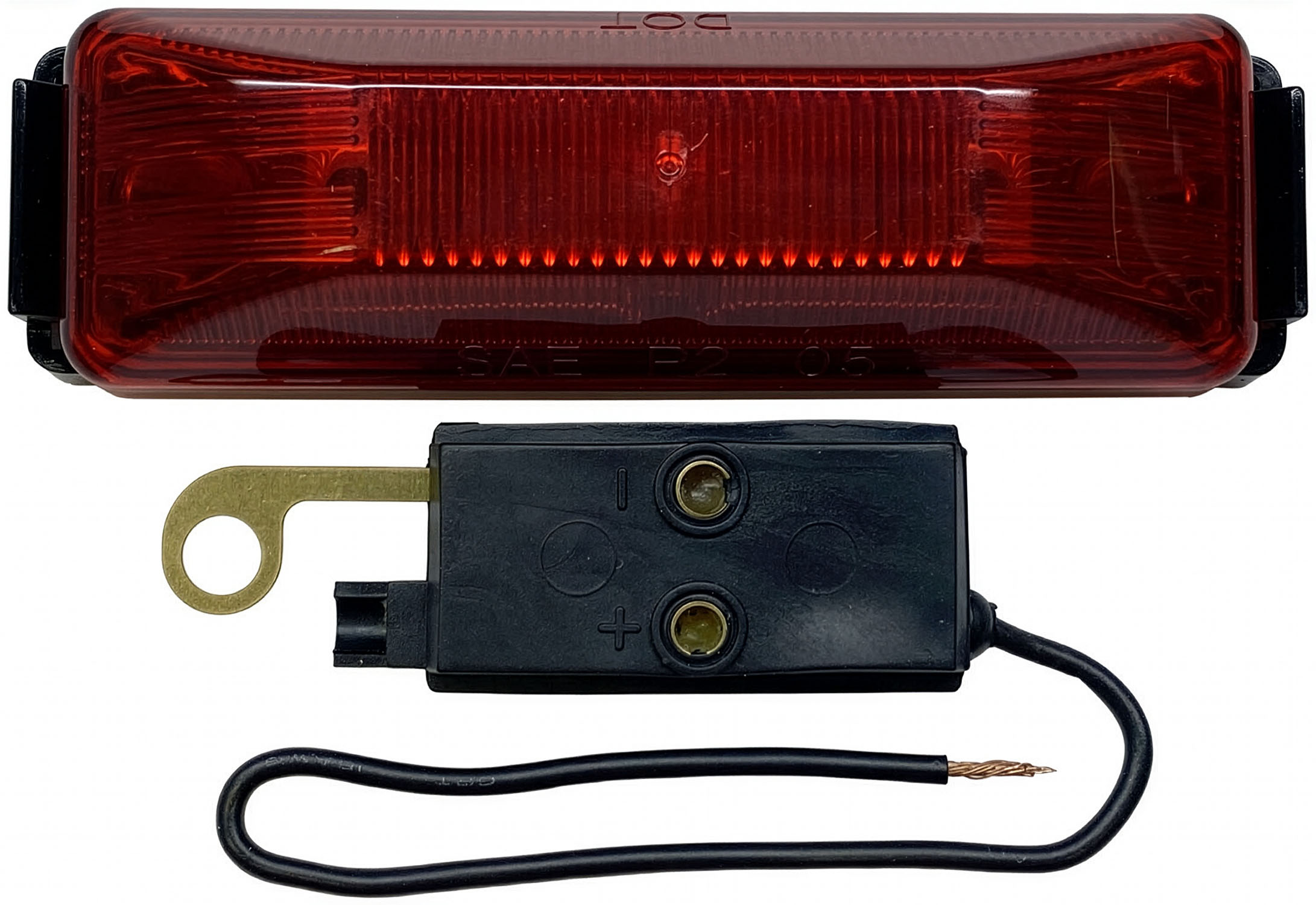 Clearance/Side Marker Light; red kit; poly bag