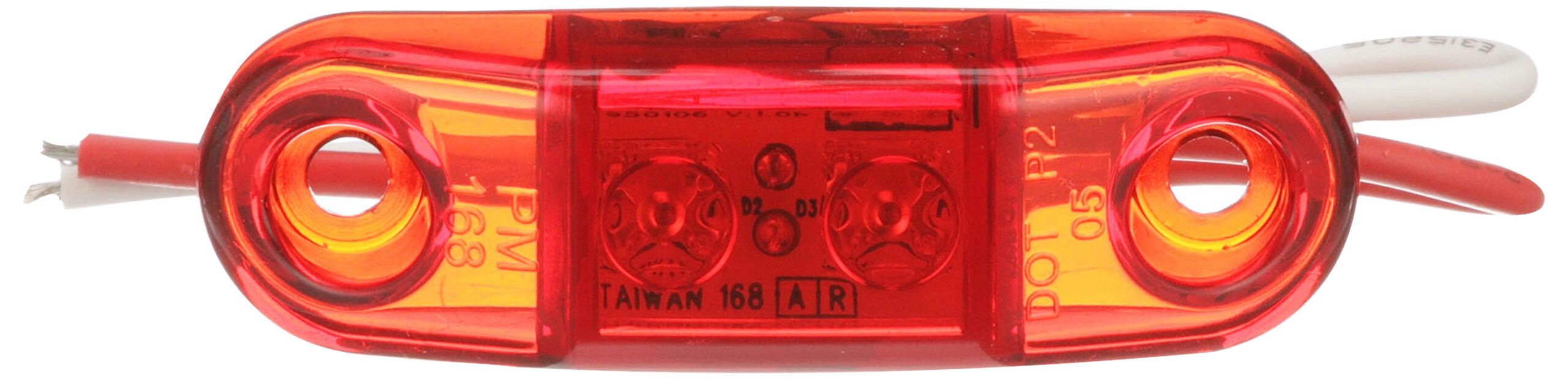 Mini Surface-Mount Clearance/Side Marker Light, 12 Volt; red; poly bag