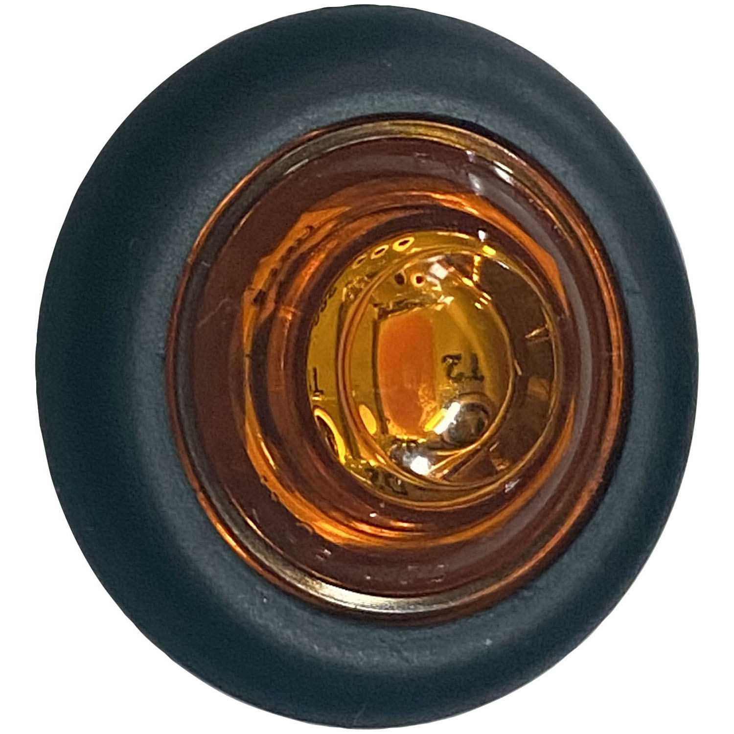 3/4 inch PC-Rated Clearance & Side Marker; amber .180 bullets; Viz Pack - Image 3
