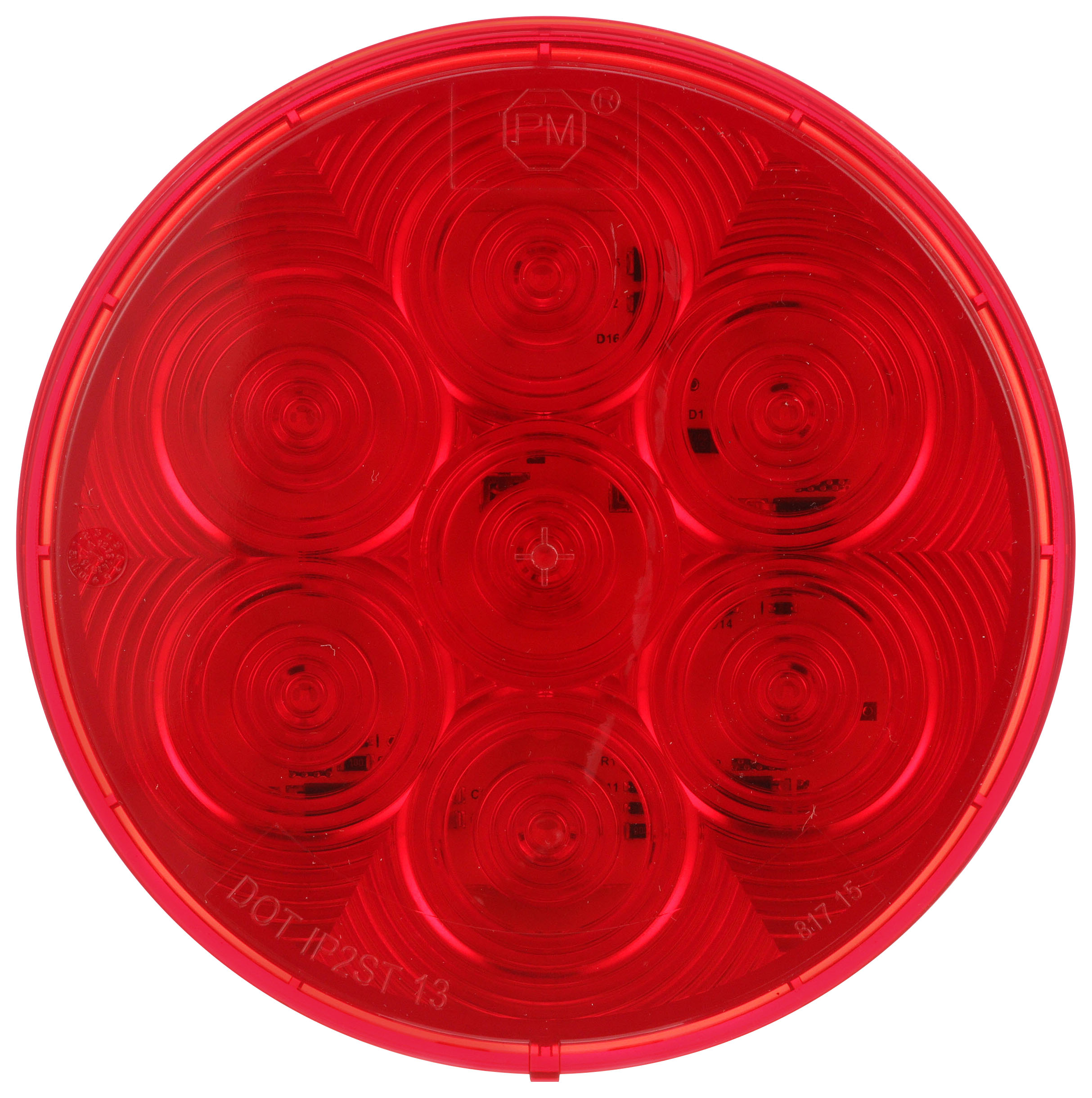 Lumen X® PL3 4 inch Round Stop / Turn / Tail Light; grommet; bulk pack