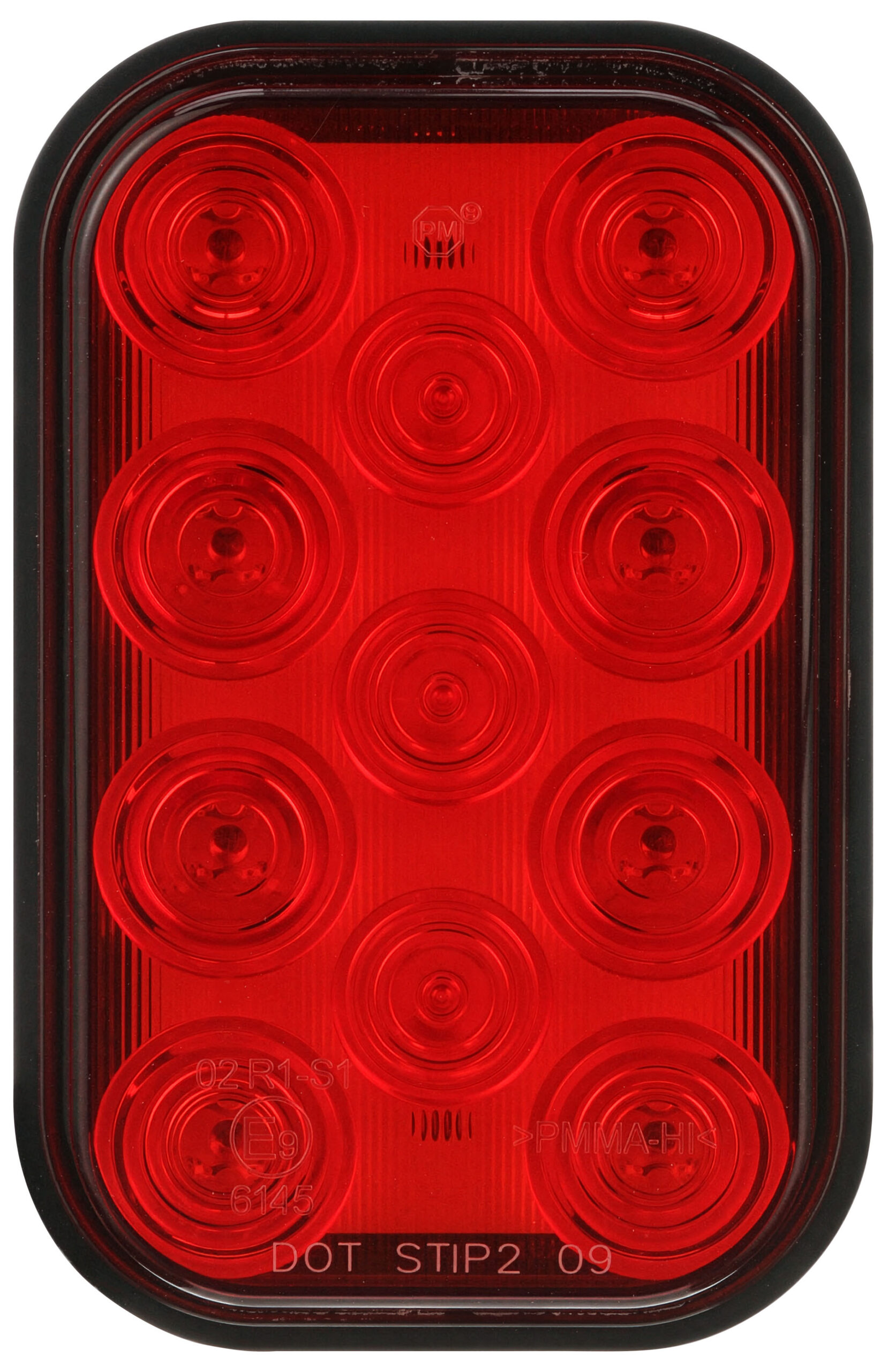 Rectangular Stop / Turn / Tail Light, Hardwired; 12 inch leads; poly bag