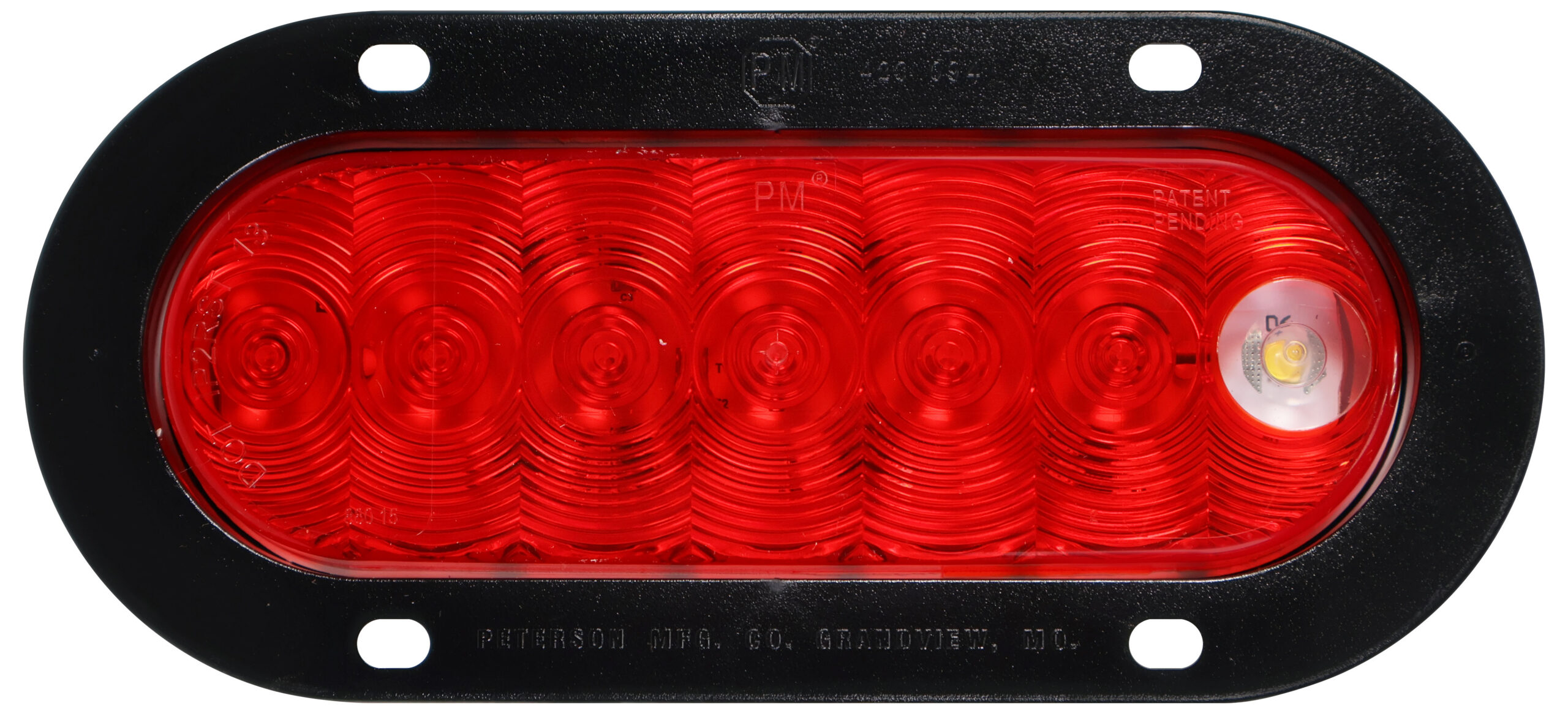 Lumen X® Oval AMP Stop / Turn / Tail & Back-Up Light, 12 Volt; flange; bulk pack