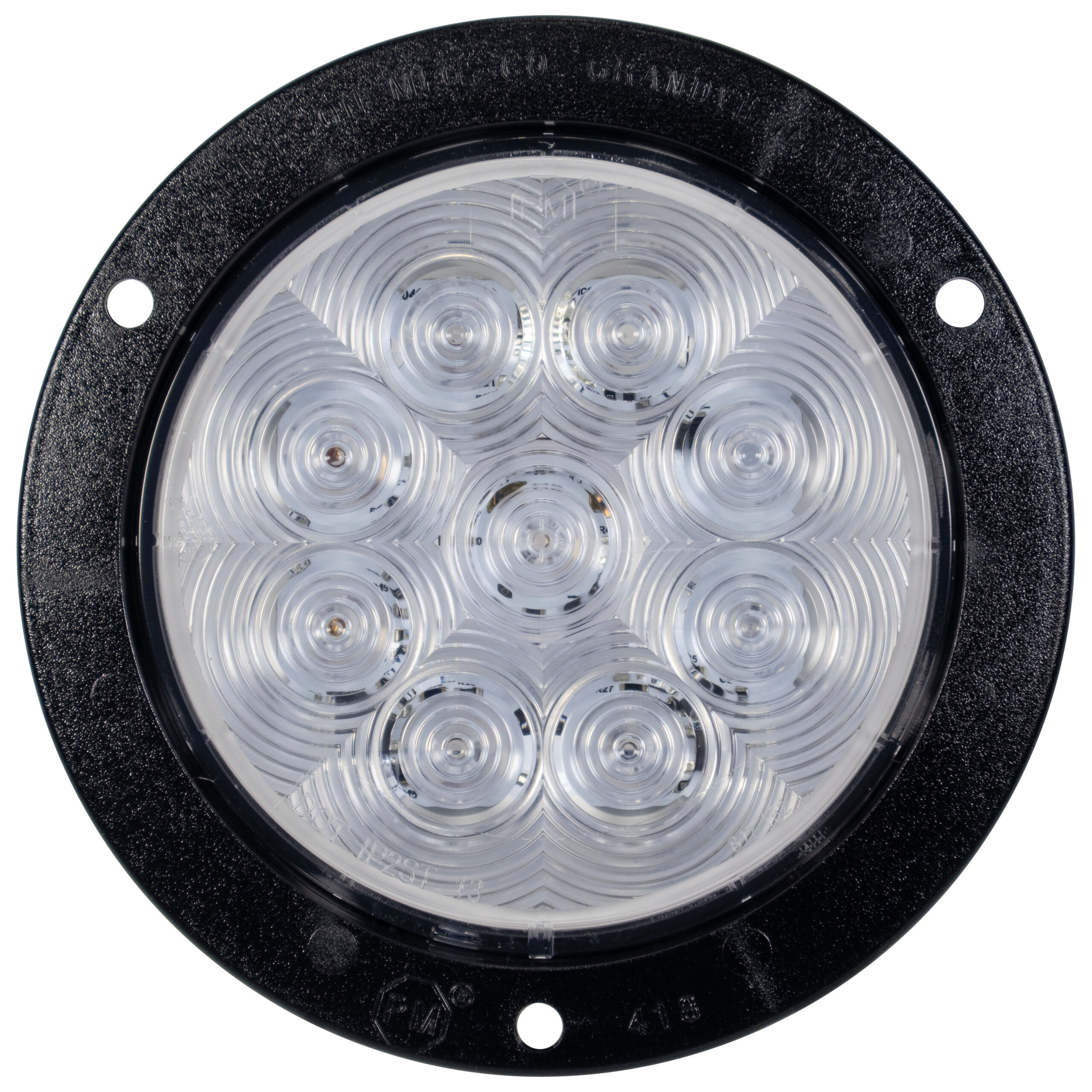 Lumen X® AMP 4 inch Round Back-Up Light; flange; poly bag