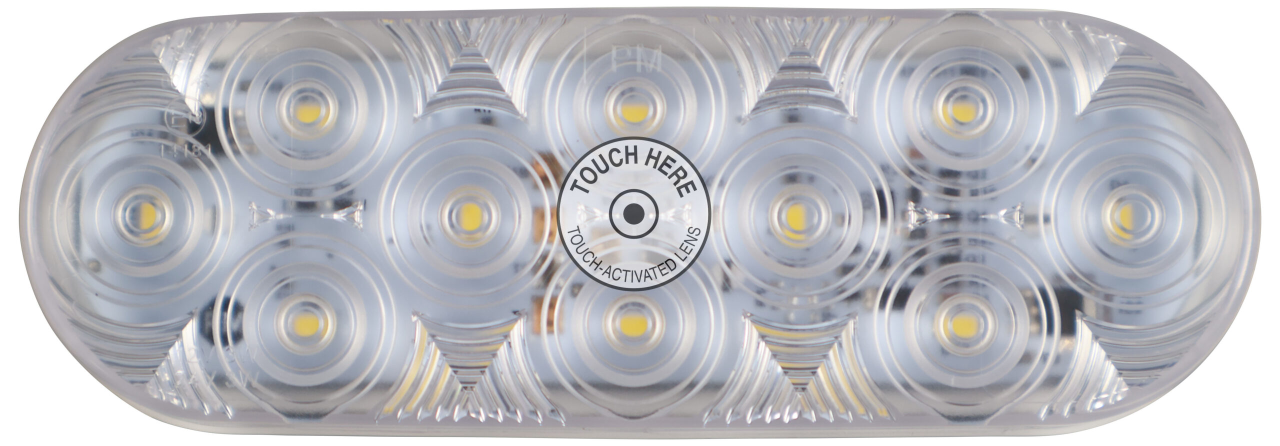 LED Oval, Dome Light, white, bulk pack
