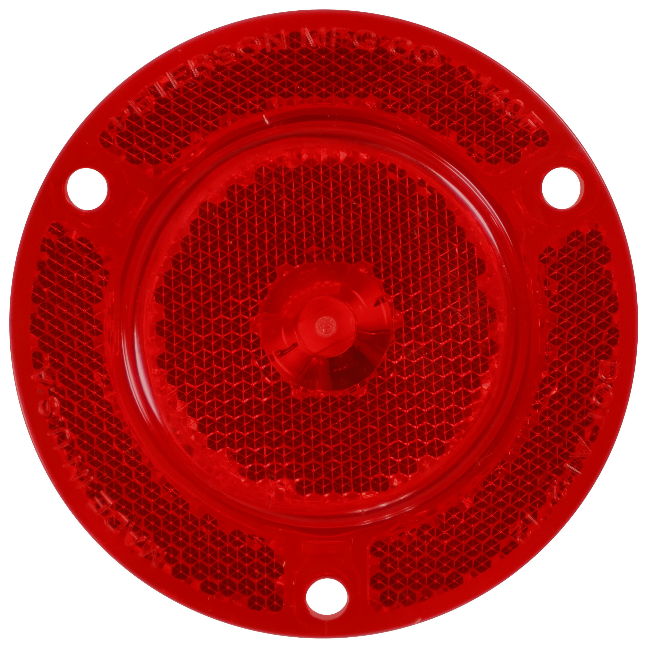 Single Diode 2 inch Clearance/Side Marker w/ Reflex; red; poly bag