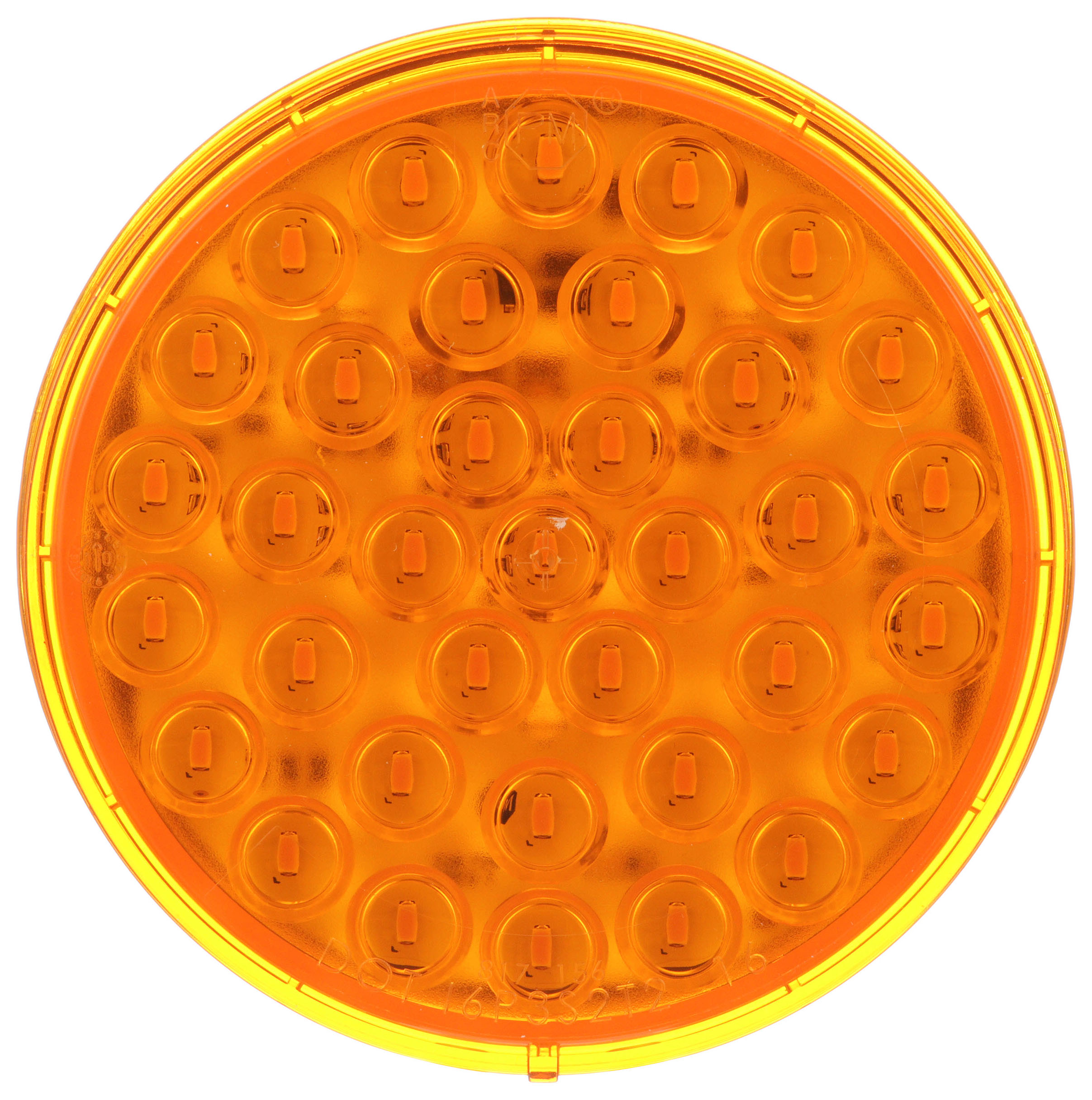 Lumen X® AMP 4 inch Round Rear Turn Signal Light; grommet; poly bag