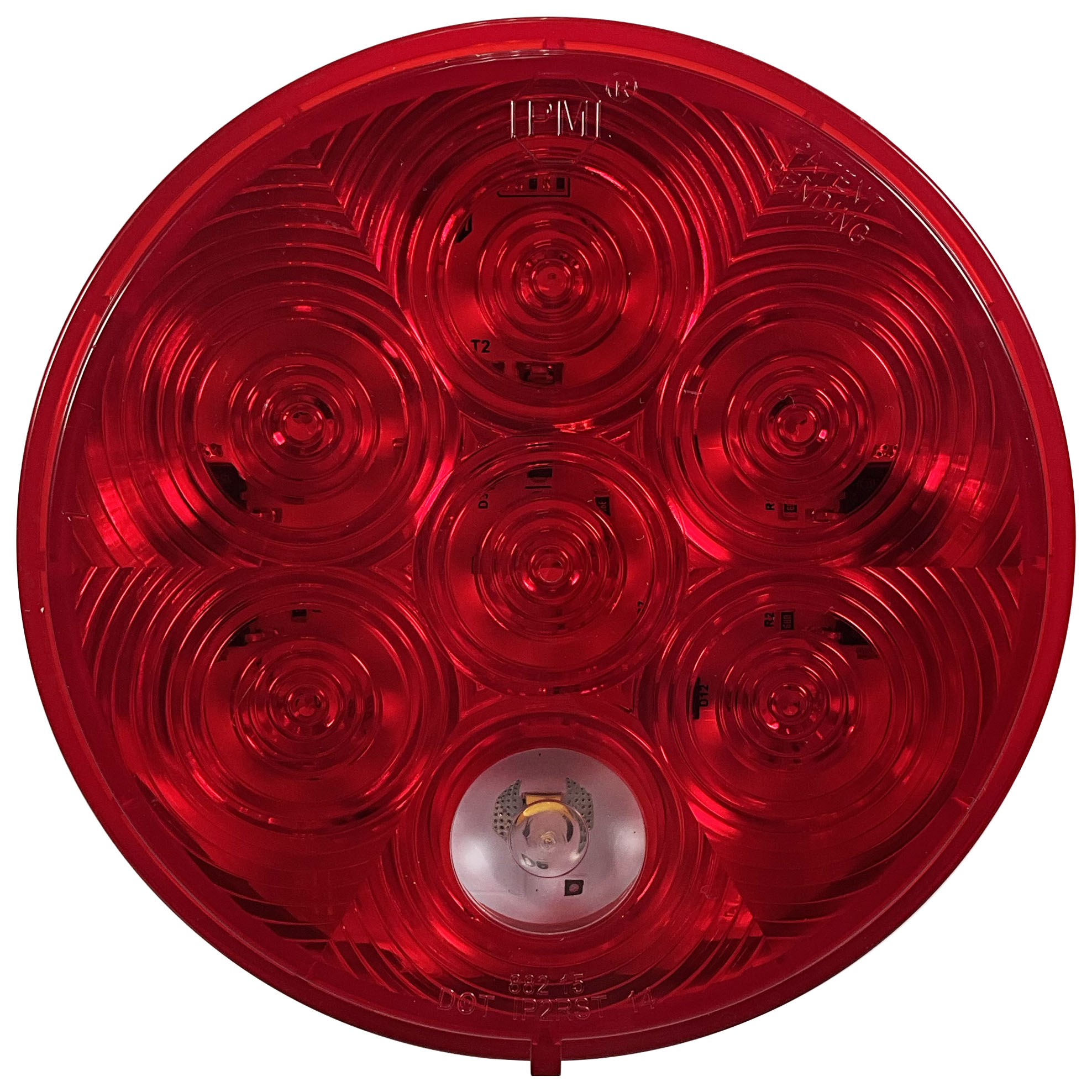 Lumen X® 4 inch Round AMP Stop /Turn / Tail & Back-Up Light; grommet; bulk pack