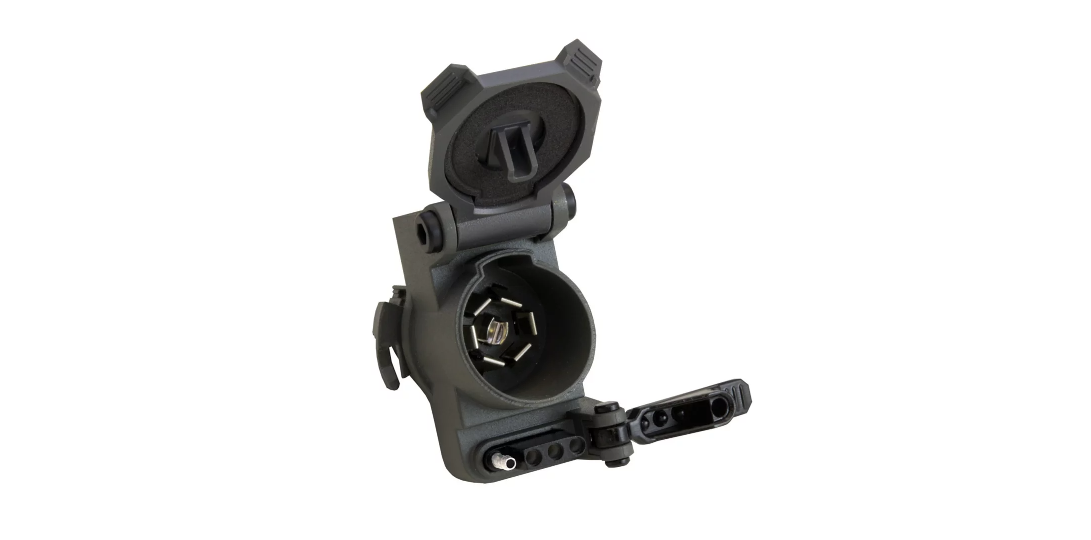 Trailer Receptacle; 7-Way Blade and 4-Way Flat; Viz Pack - Image 2